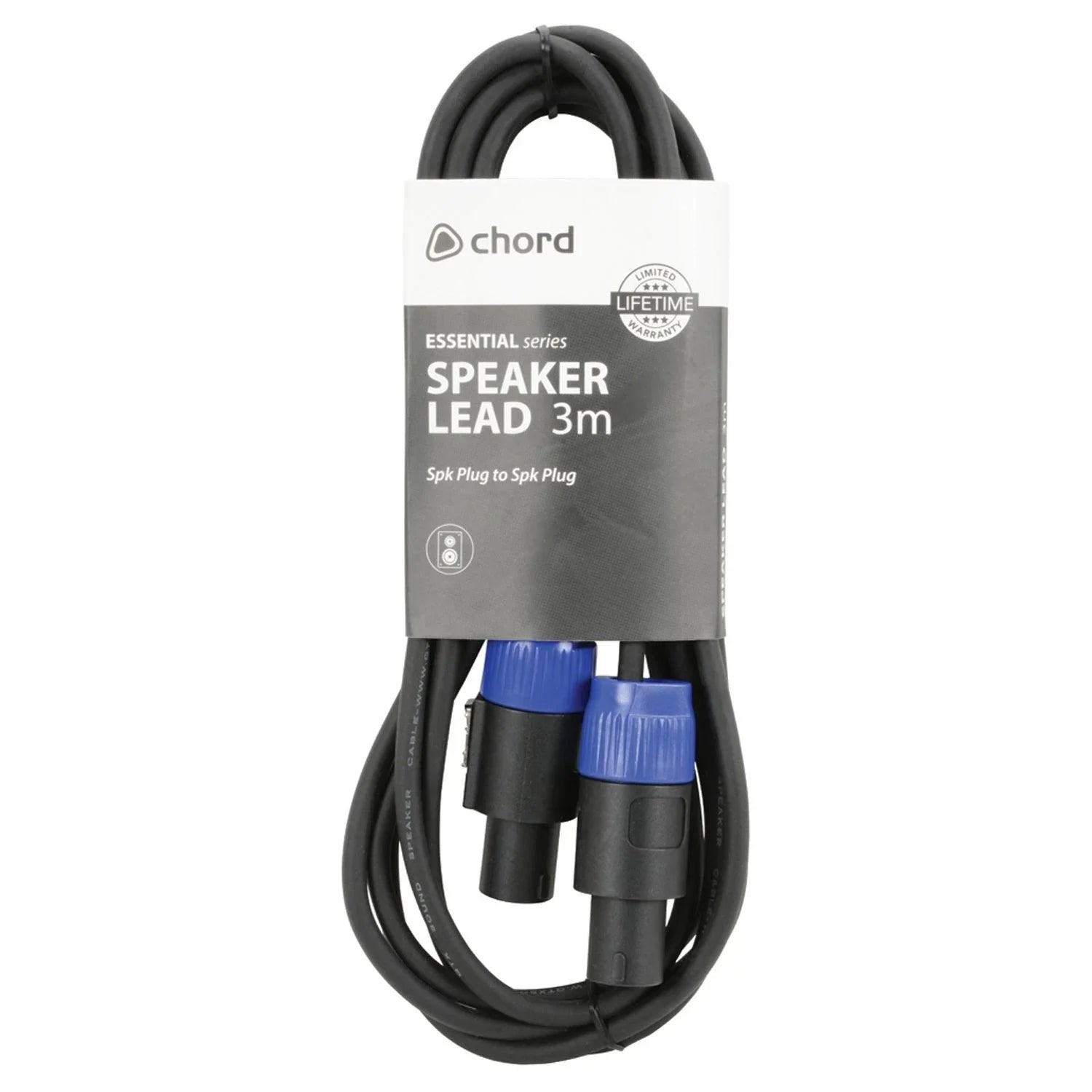 QTX 3M Speaker Speakon Cable - DY Pro Audio