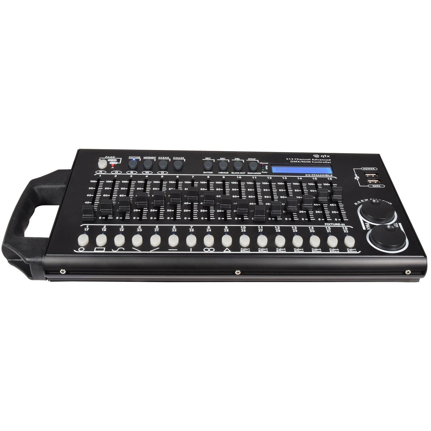 QTX ADMX-512 512 Channel Advanced DMX Controller - DY Pro Audio