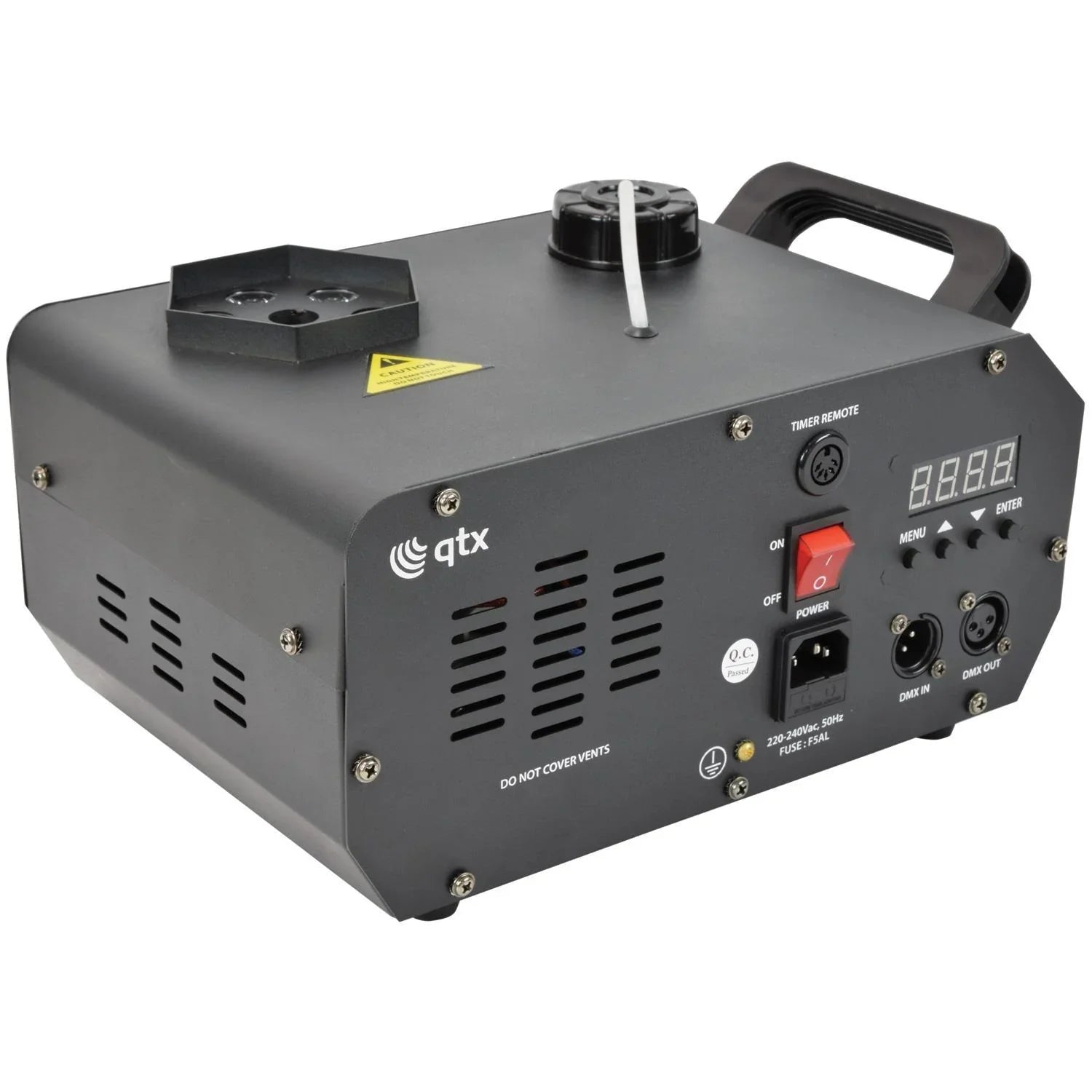 QTX FLARE-1000 Vertical LED Fog Machine WITH 5L Fluid - DY Pro Audio