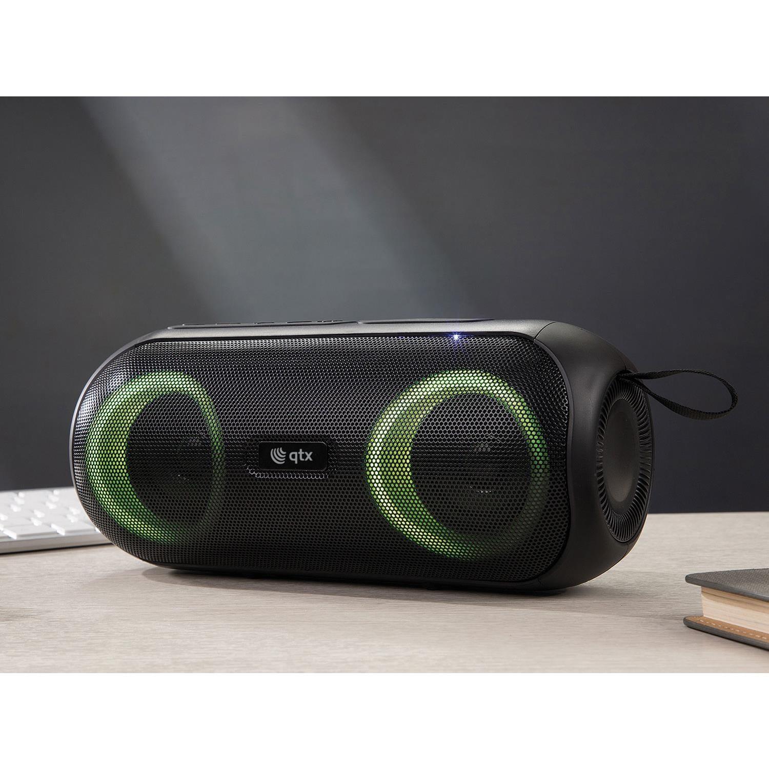 QTX PartyPod Bluetooth Speaker with LED Light Show - DY Pro Audio