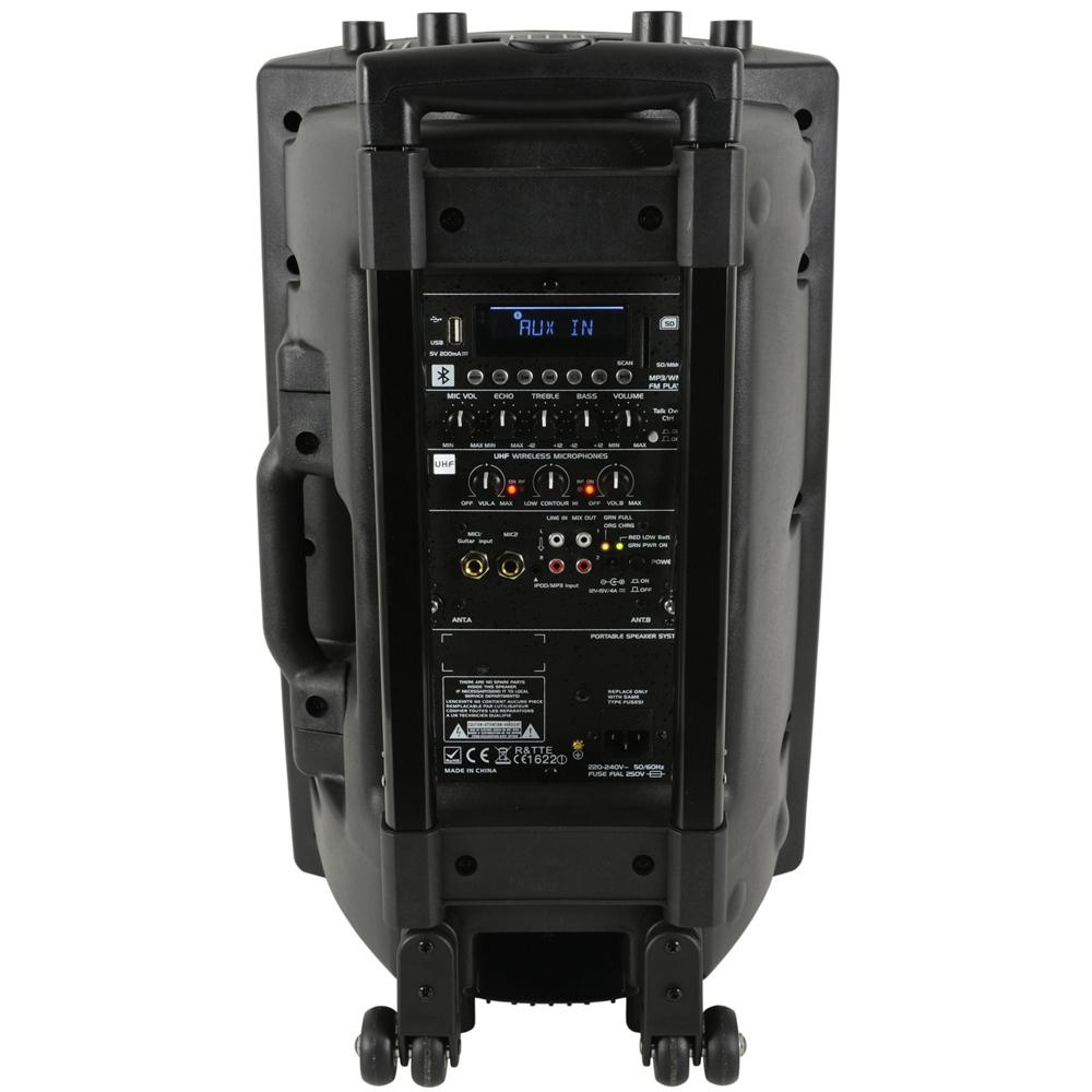 QTX QX12PA-Plus Portable PA Speaker - DY Pro Audio