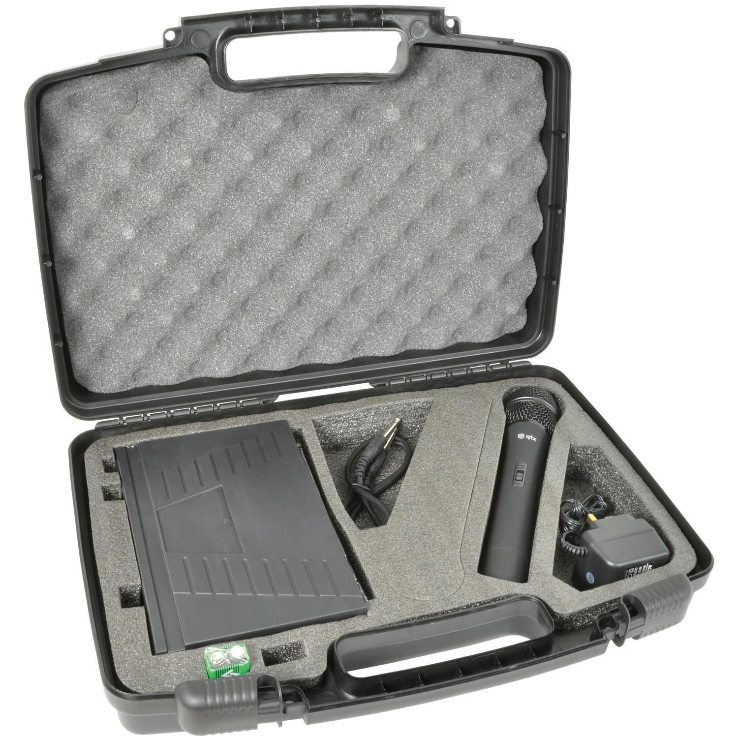 QTX VHF handheld mic wireless system - 173.8MHz - DY Pro Audio