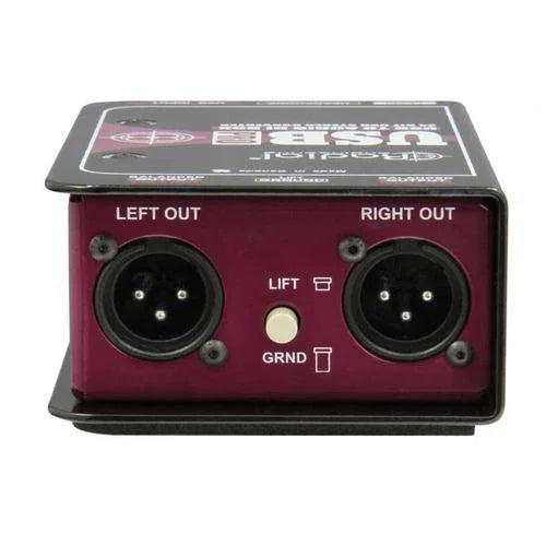 Radial USB PRO Stereo DI for USB Source - DY Pro Audio