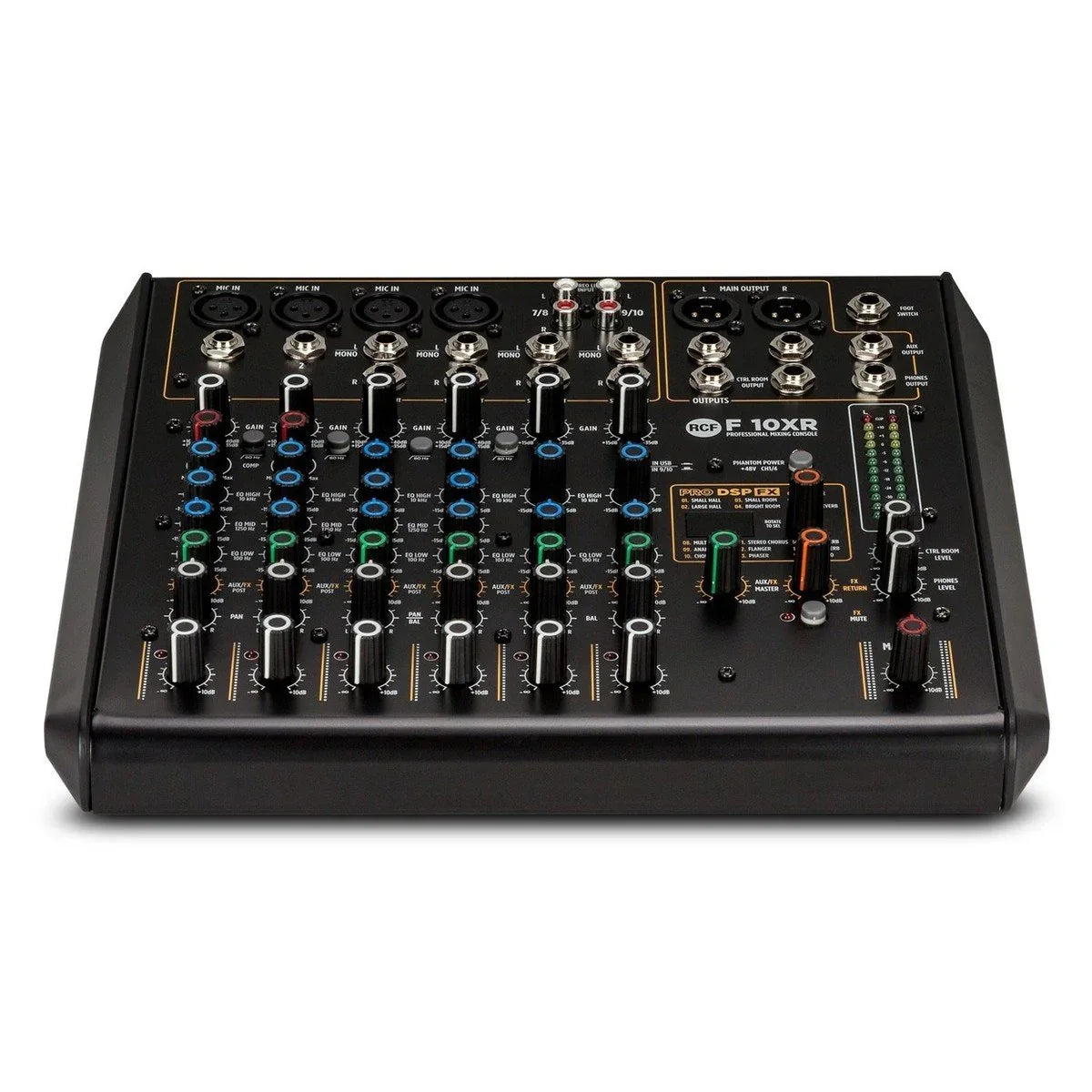 RCF F10XR 10-Channel Studio Mixing Console - DY Pro Audio