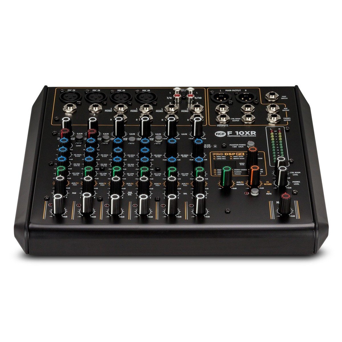 RCF F10XR 10-Channel Studio Mixing Console - DY Pro Audio