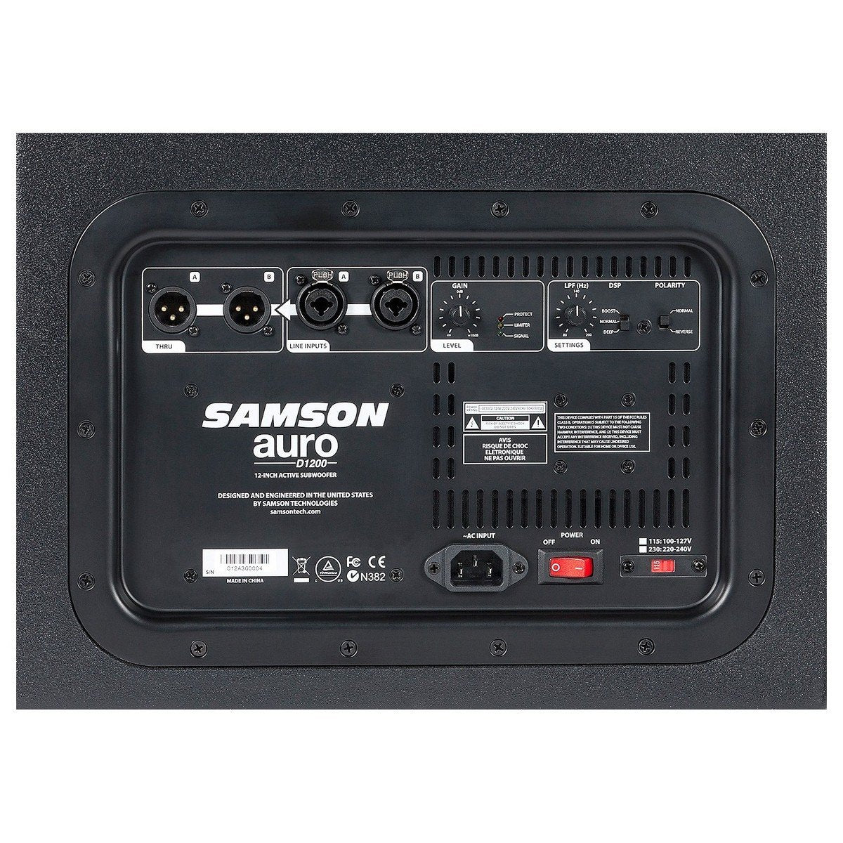 Samson Auro D1200 Active Subwoofer - DY Pro Audio