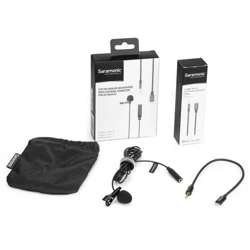 Saramonic LavMicroU1A Clip-On Lavalier Microphone for iPhone - DY Pro Audio