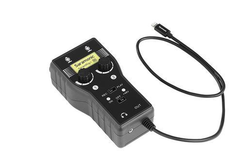 Saramonic Smart Rig + DI 2 Channel Interface TRS O-Lightining - DY Pro Audio