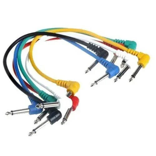 Soundlab 60cm Guitar Patch Leads (6 Pack) - DY Pro Audio