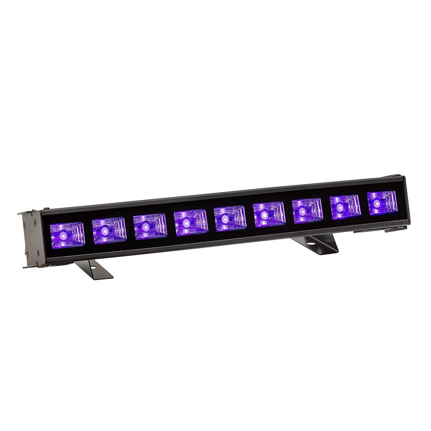 Soundsation Club Liner 93 UV MINI 8 X 3W LED Uplighter Batten - DY Pro Audio