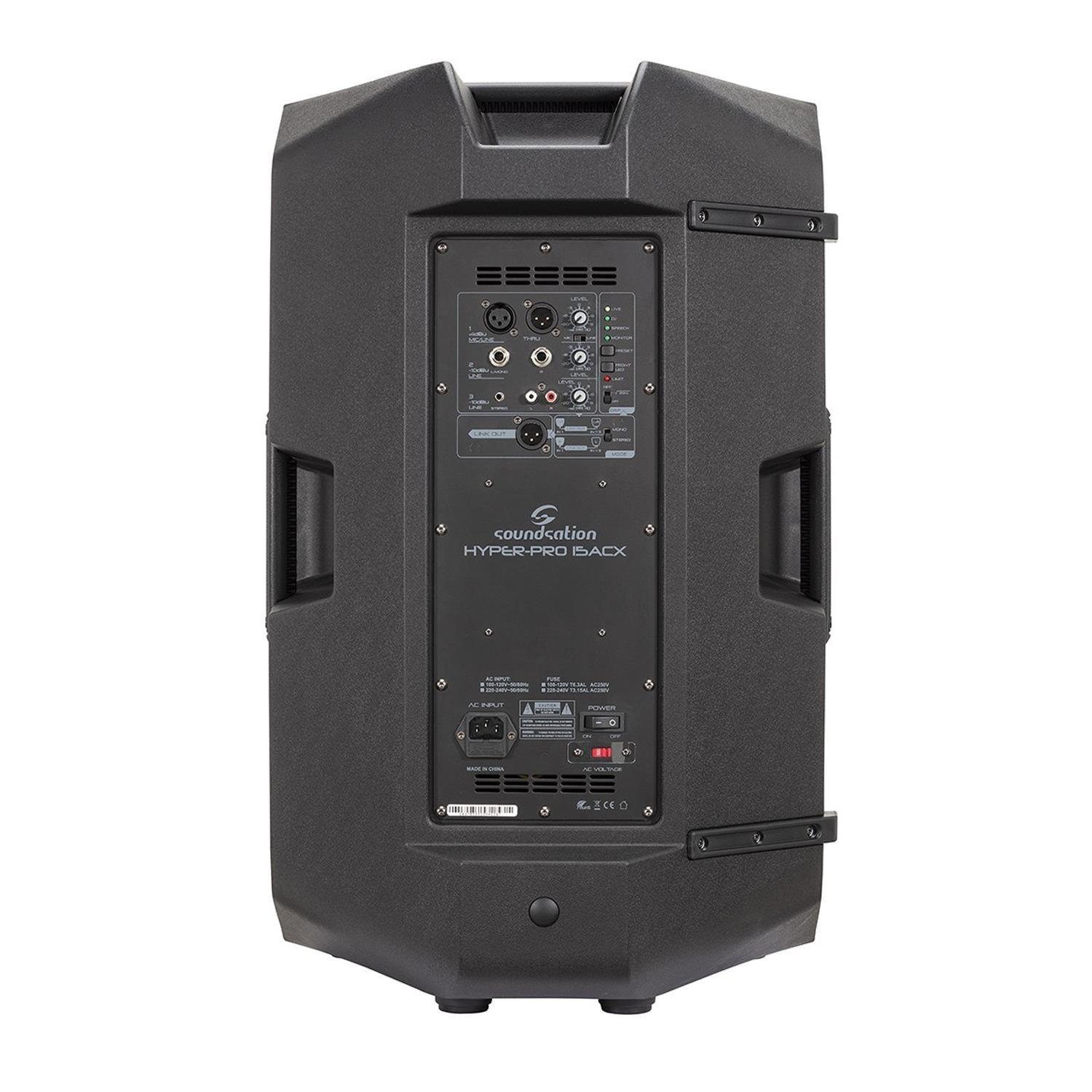 Soundsation Hyper-Pro 15ACX 15" 1800w Active Loudspeaker - DY Pro Audio
