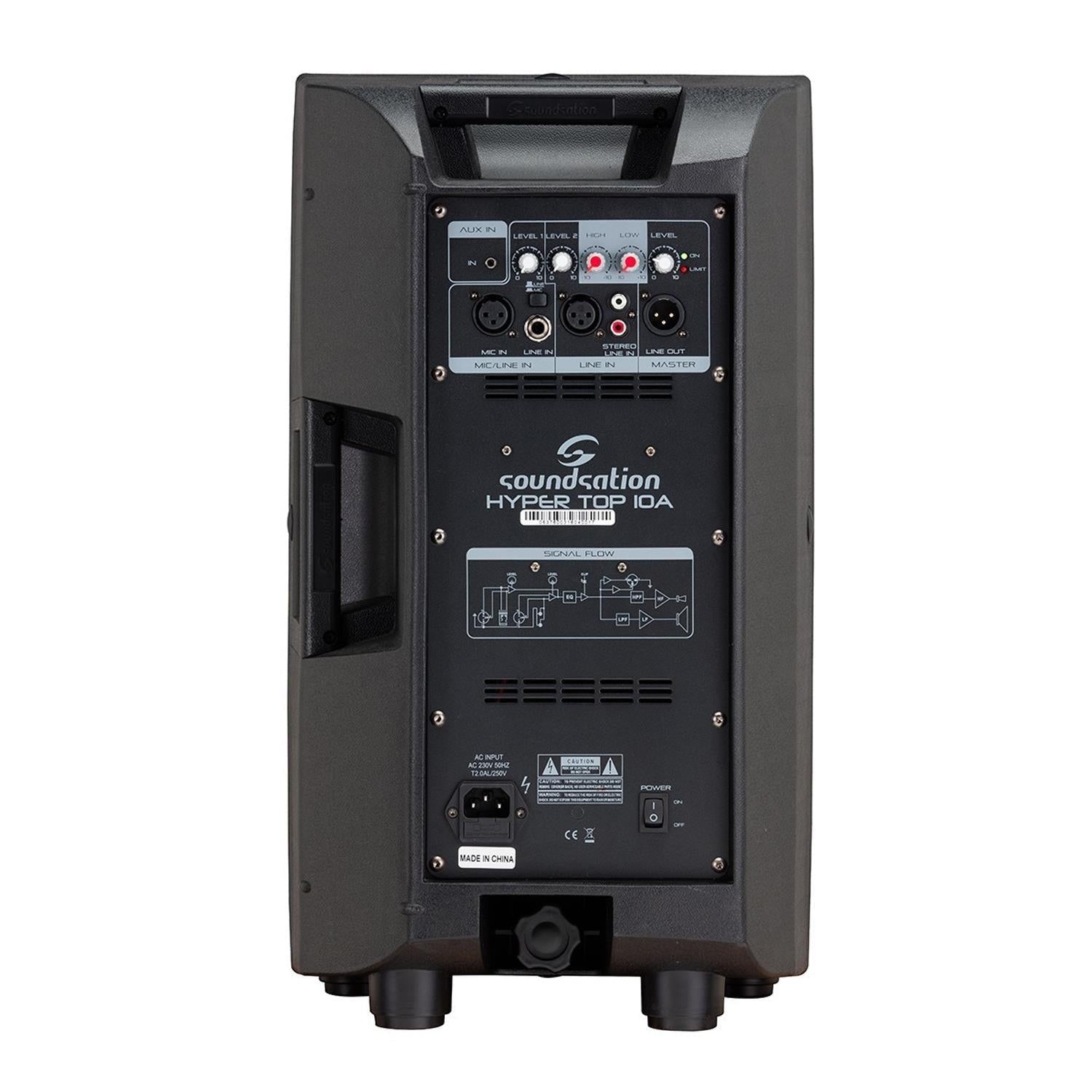 Soundsation Hyper Top 10a 500w 10" Active Speaker - DY Pro Audio