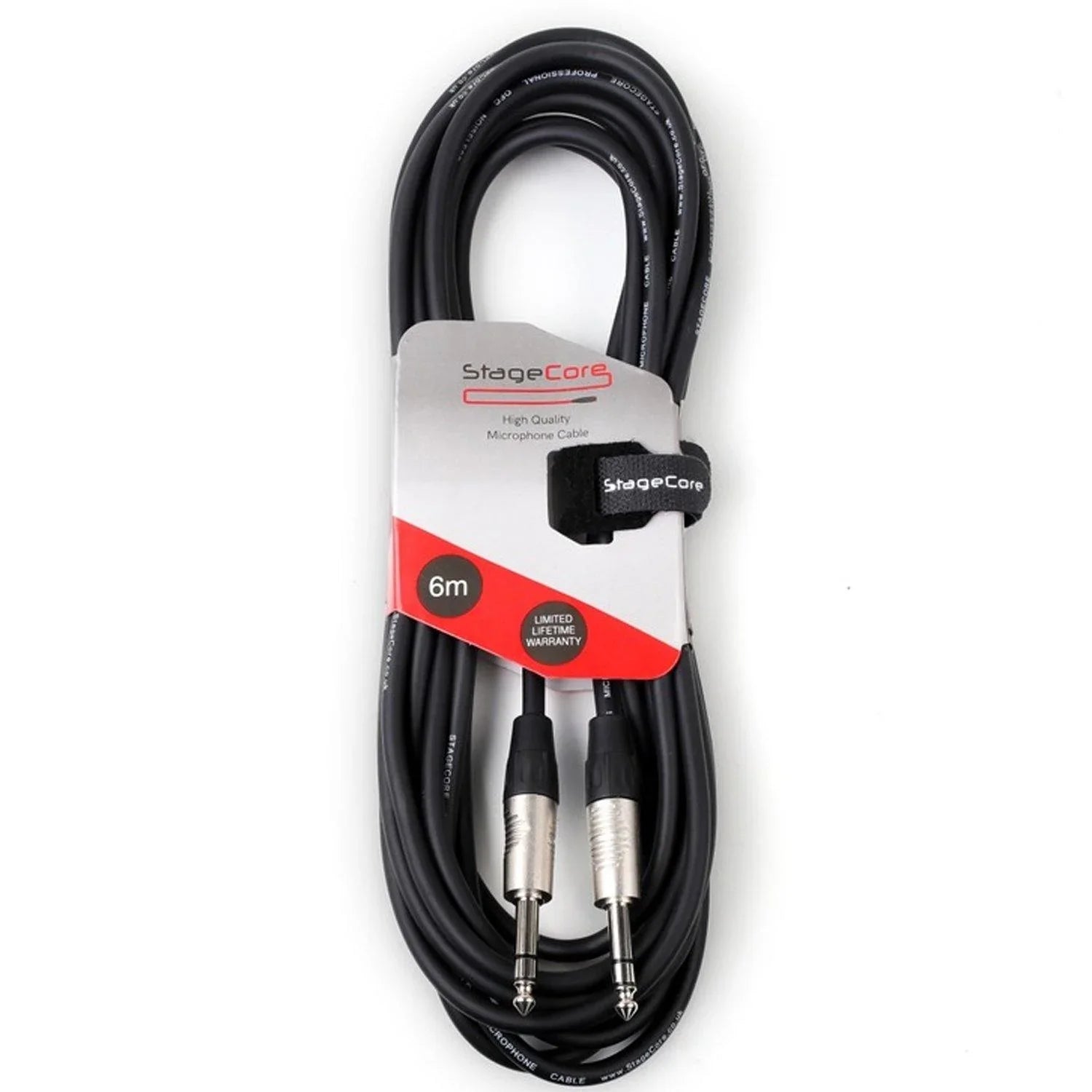 Stagecore 6.35mm 1/4" Stereo TRS Jack to TRS Jack 6m - DY Pro Audio