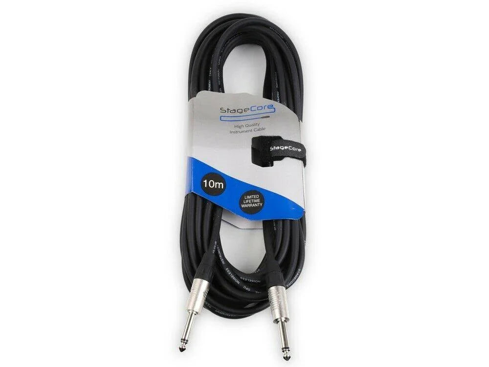 Stagecore 6m 6.35mm Mono Jack to Mono Jack Instrument Cable - DY Pro Audio