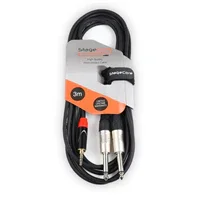 StageCore iCore 170 3.5mm Stereo Jack to Twin Mono Jack 3m - DY Pro Audio