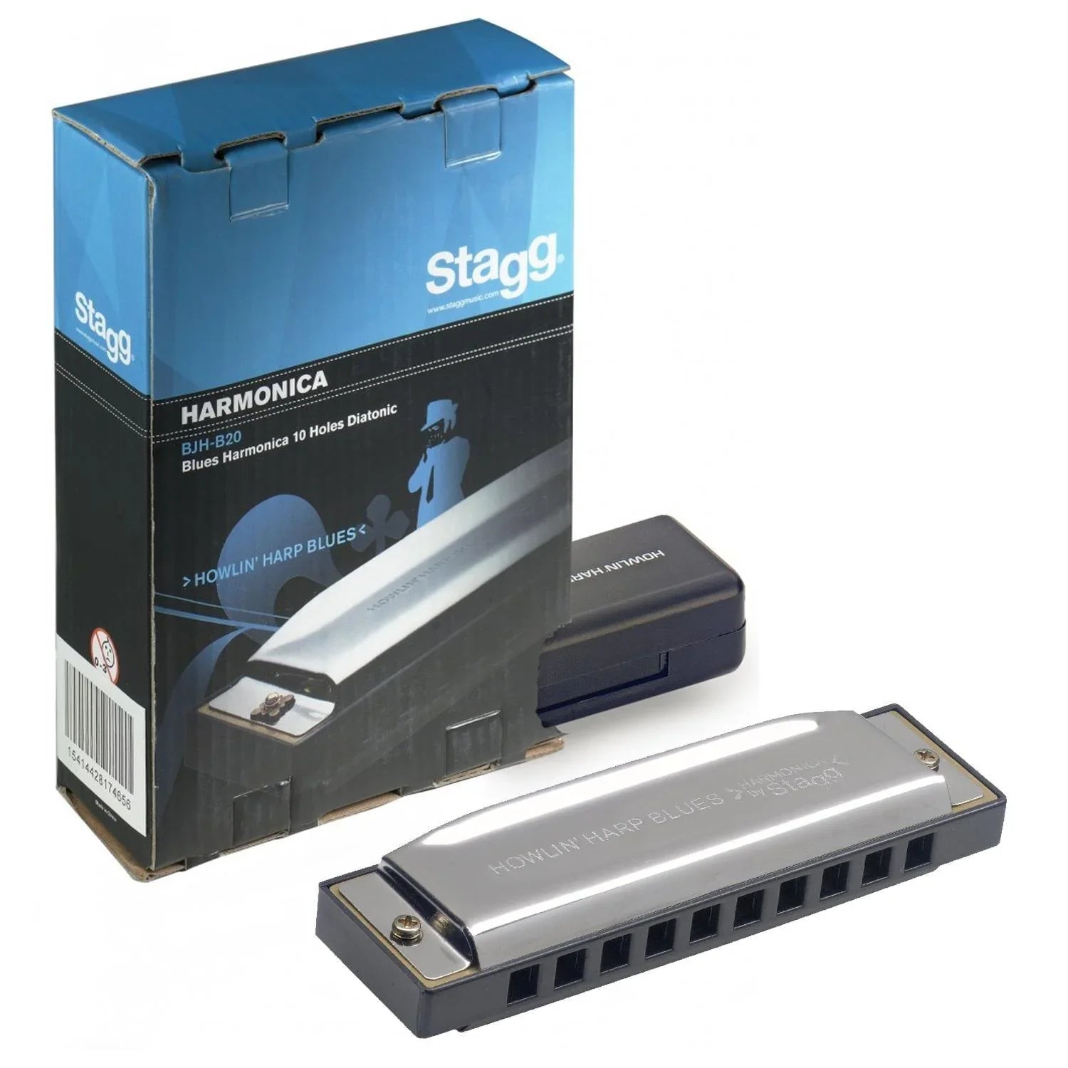Stagg BJH-B20 G Blues Harmonica in G Major - DY Pro Audio