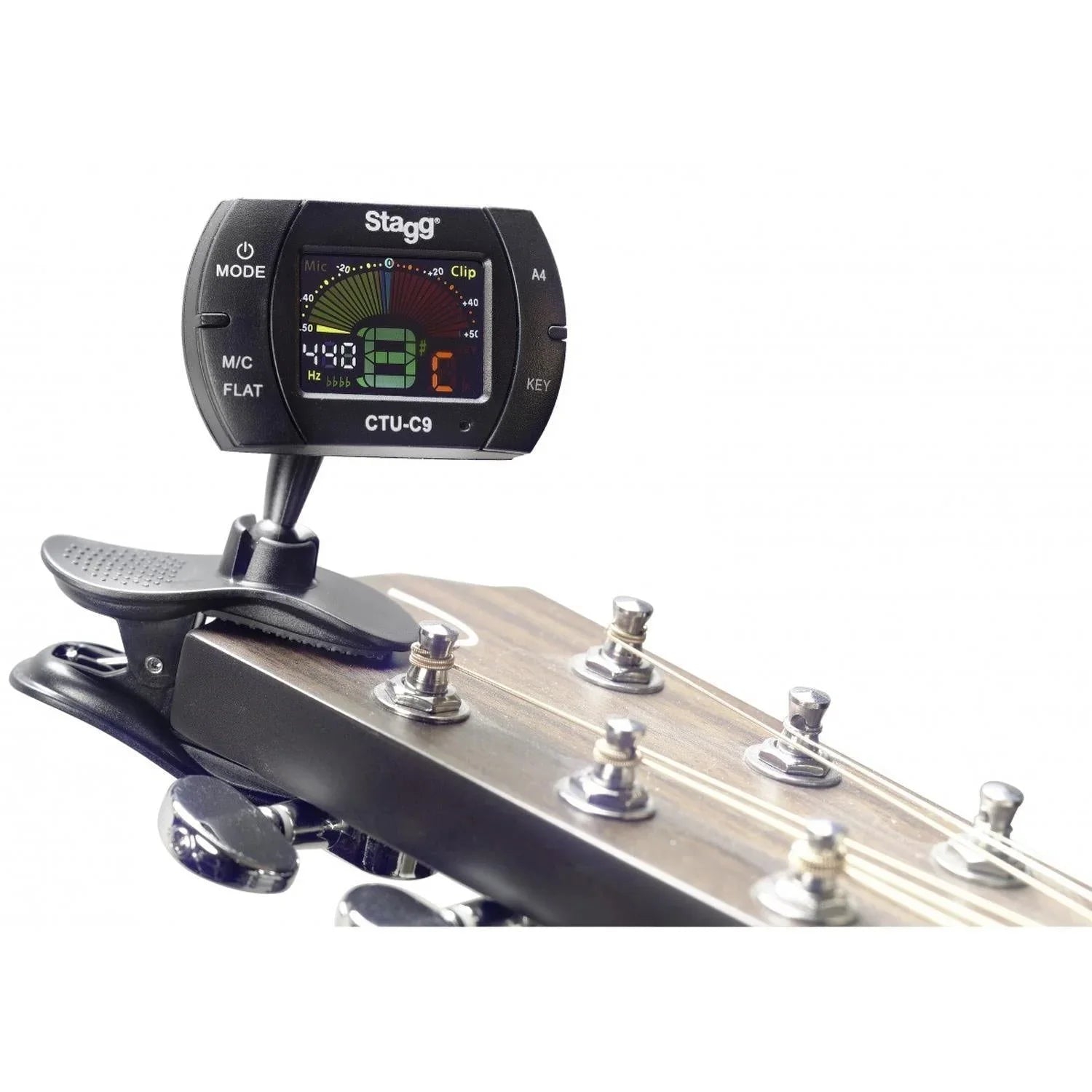 Stagg CTU-C9 Automatic Chromatic Clip on Tuner - DY Pro Audio