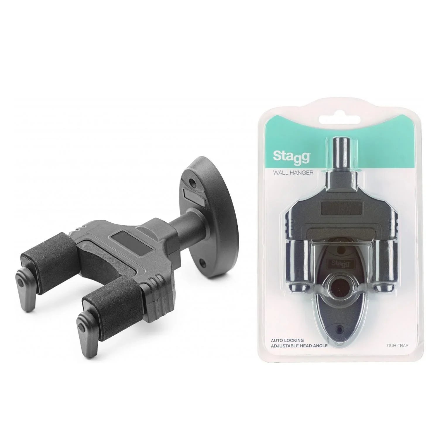 Stagg GUH-TRAP Auto Lock Guitar Wall Hanger - DY Pro Audio