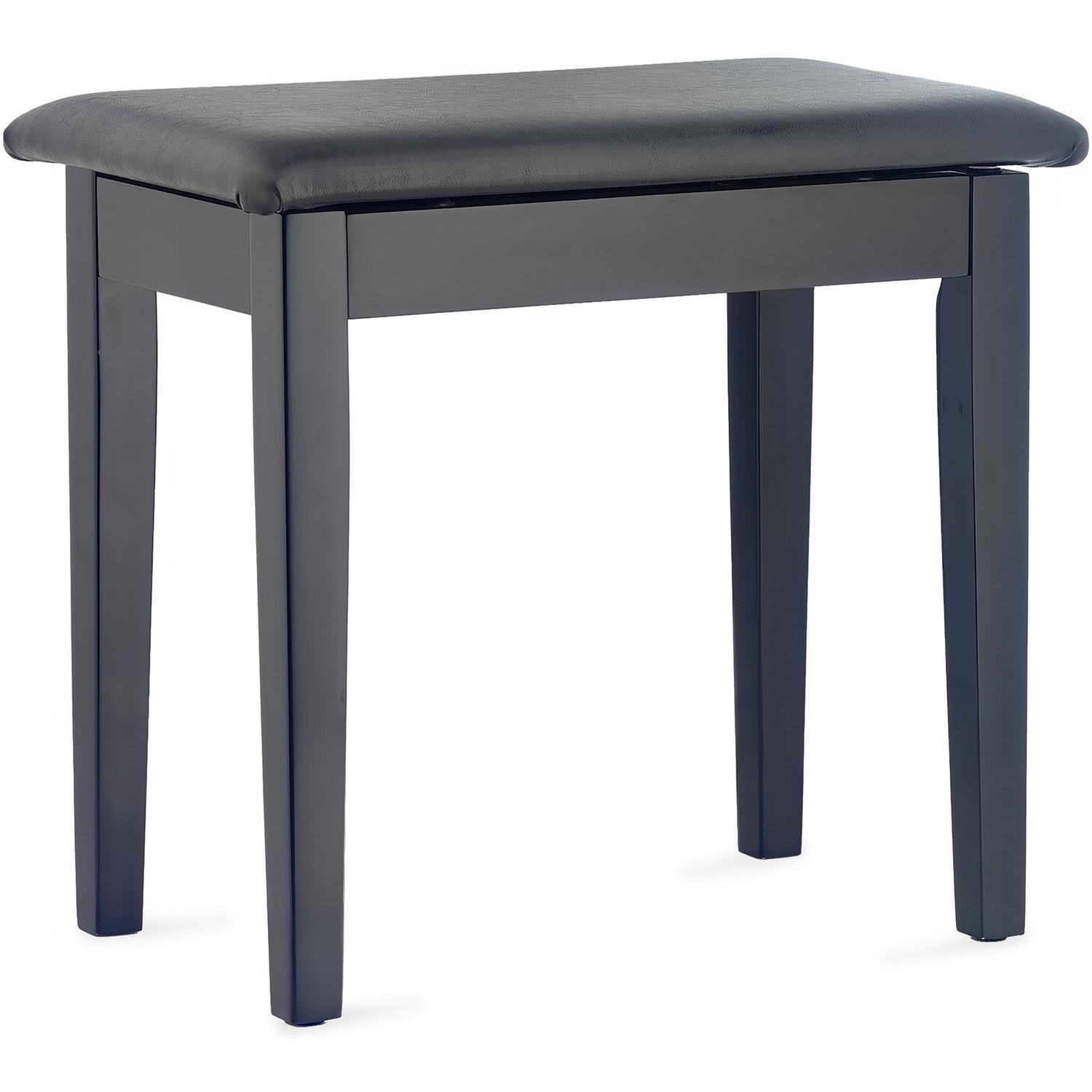 Stagg PBF23 BKM SBK Matt Black Piano Bench with Storage - DY Pro Audio
