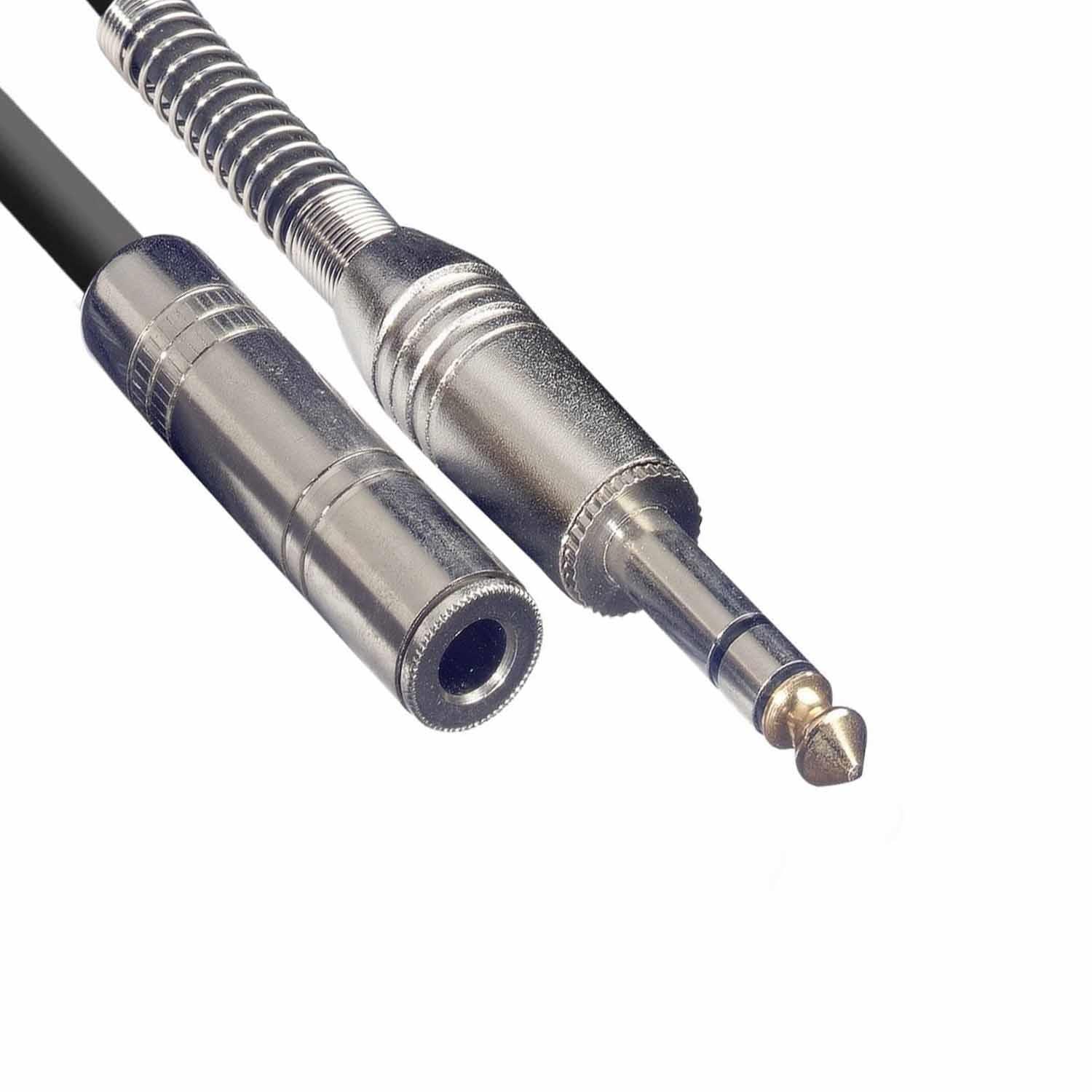 Stagg SAC6PSJS DL 6m Stereo Jack to Female Jack Extension Cable - DY Pro Audio