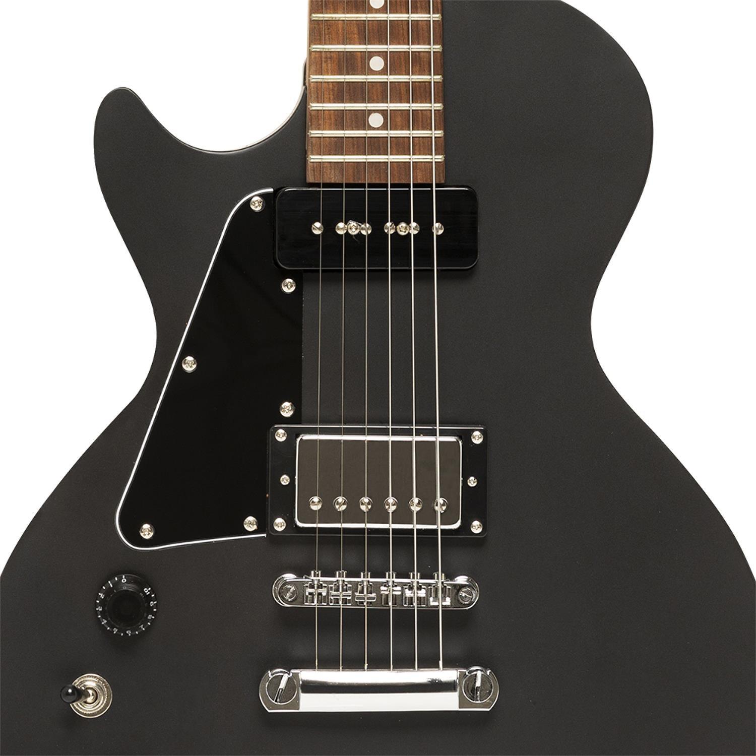 Stagg SEL-HB90 BLK LH Black Standard Mahogany Electric Guitar - DY Pro Audio