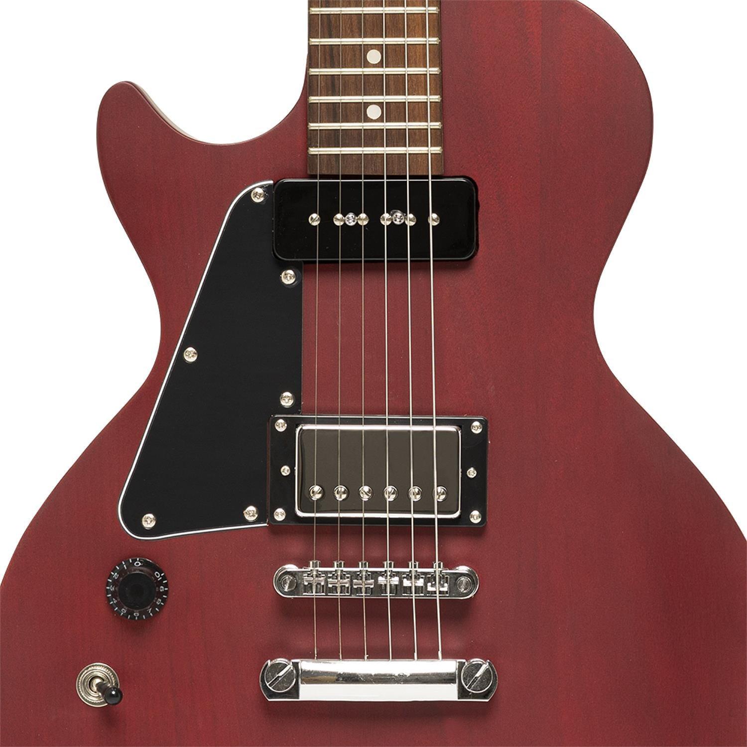Stagg SEL-HB90 CHRRYL LH CHERRY Standard Mahogany Electric Guitar - DY Pro Audio