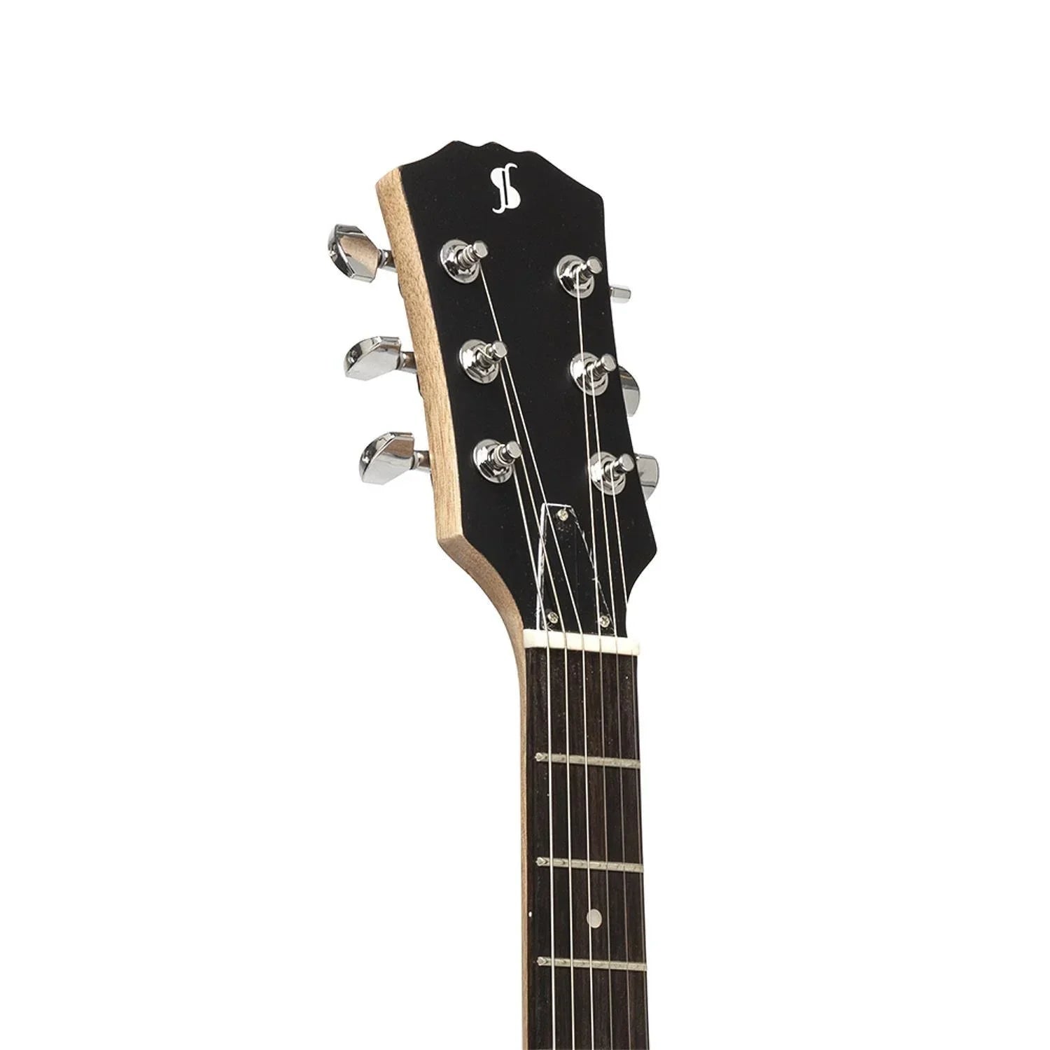 Stagg SEL-HB90 WHB White Standard Mahogany Electric Guitar - DY Pro Audio