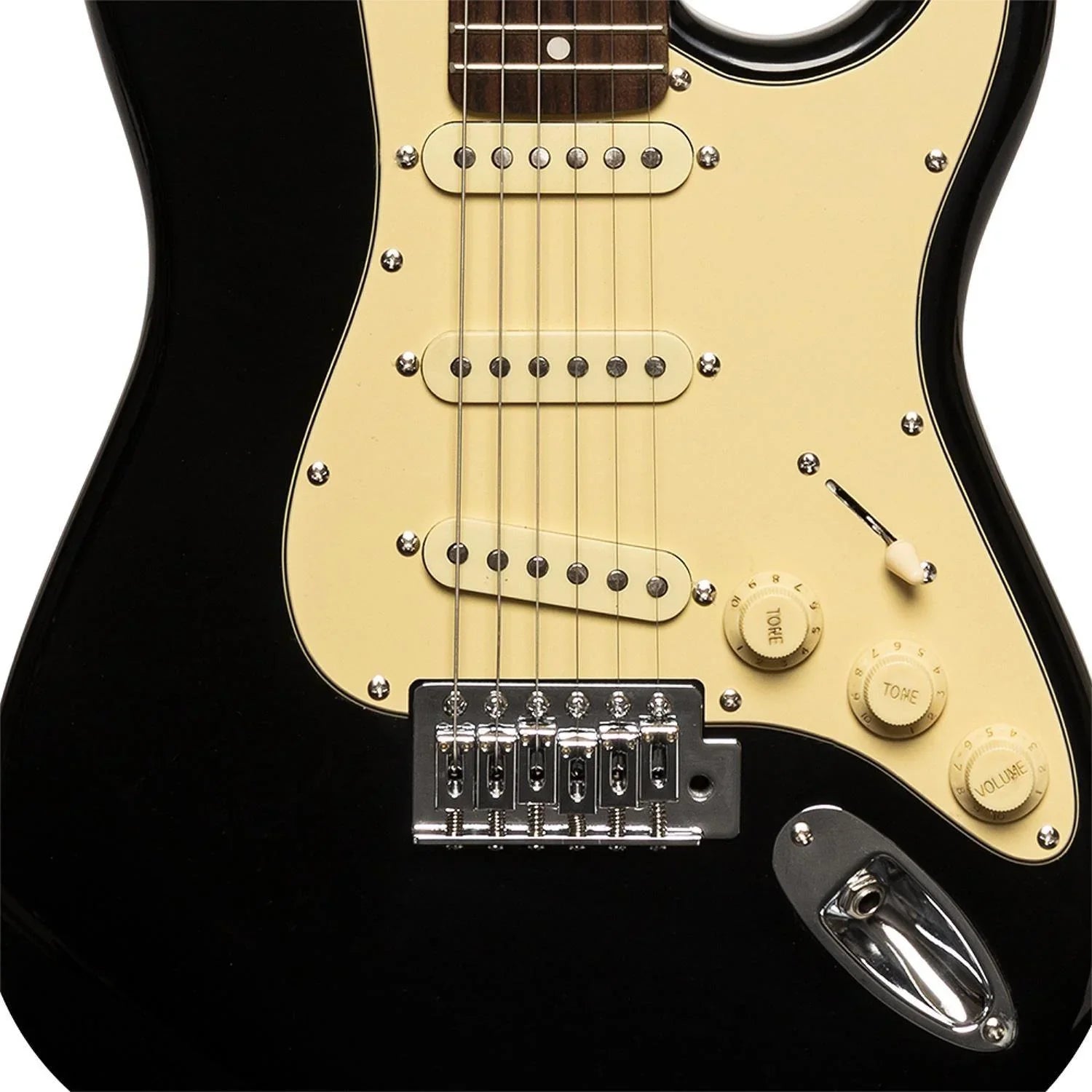 Stagg SES-30 BK 3/4 Standard Electric Guitar - DY Pro Audio