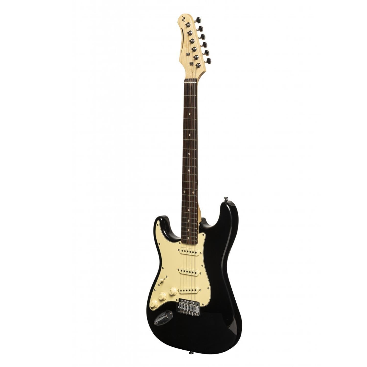 Stagg SES-30 BK Left Hand Standard Electric Guitar - DY Pro Audio