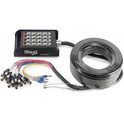 Stagg SSB-15/16X4PH 20 Way 16/4 XLR Multicore 15m (Jack Returns) | SSB-15/16X4PH - DY Pro Audio
