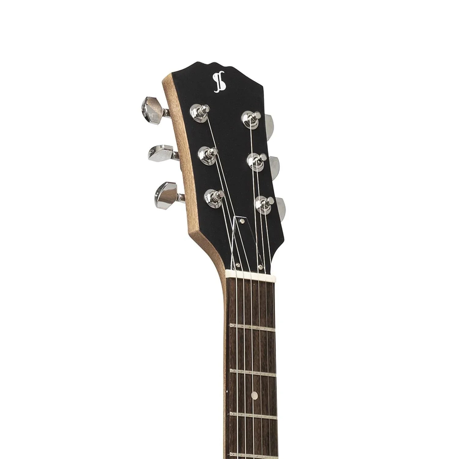 Stagg SSEL-HB90 CHERRY Standard Mahogany Electric Guitar - DY Pro Audio