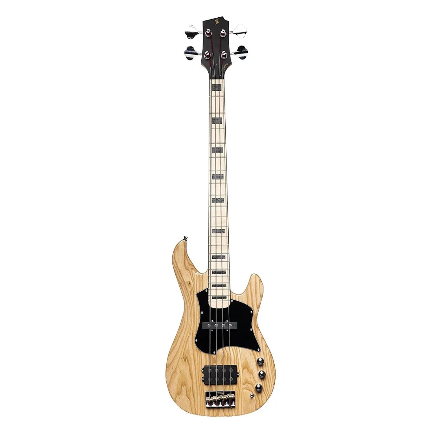 Stagg SVY J-FUNK NAT Silveray Series J Style Electric Bass Guitar - DY Pro Audio