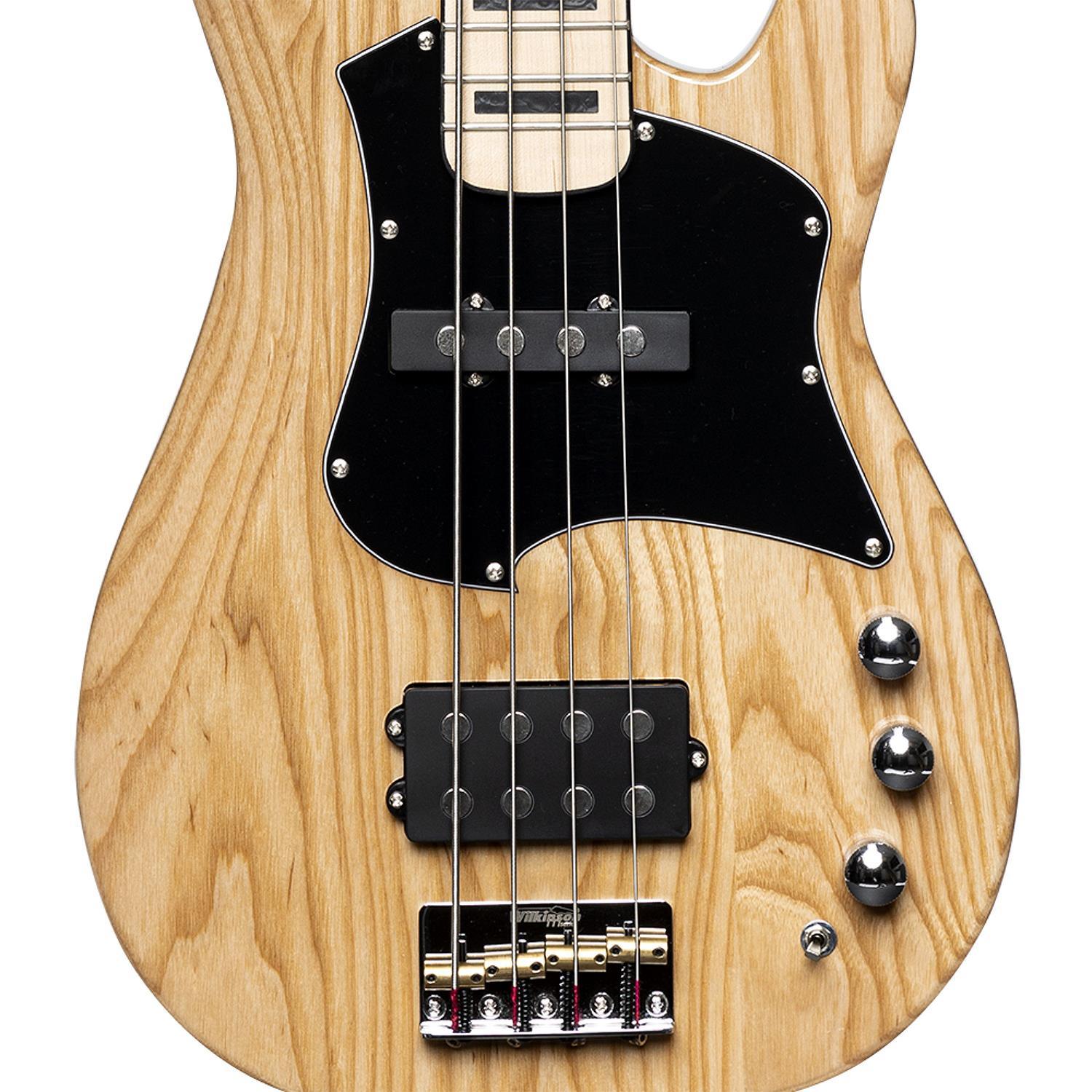 Stagg SVY J-FUNK NAT Silveray Series J Style Electric Bass Guitar - DY Pro Audio