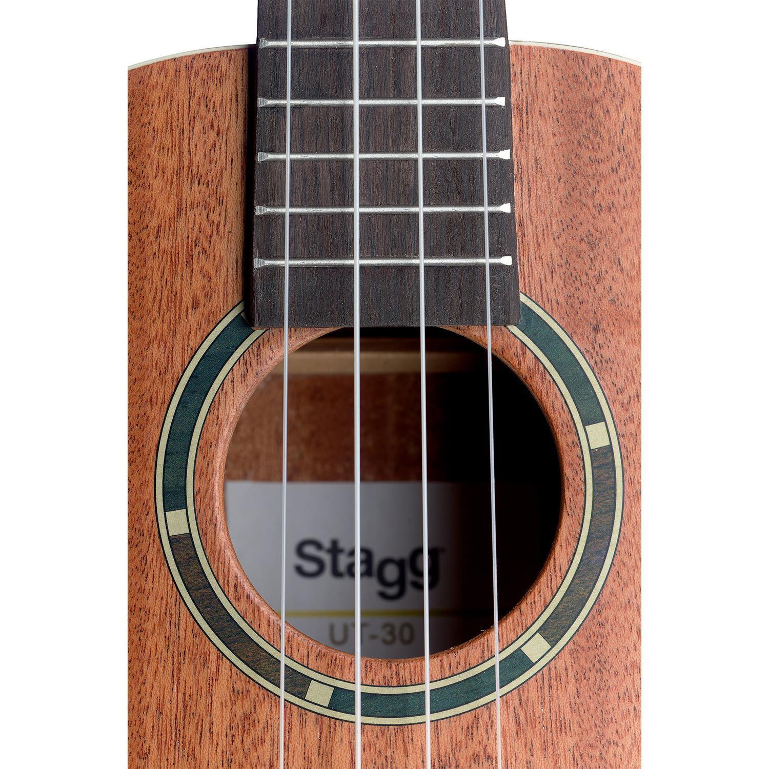 Stagg UT-30 Traditional Tenor Ukulele Sapele Top With Gigbag - DY Pro Audio