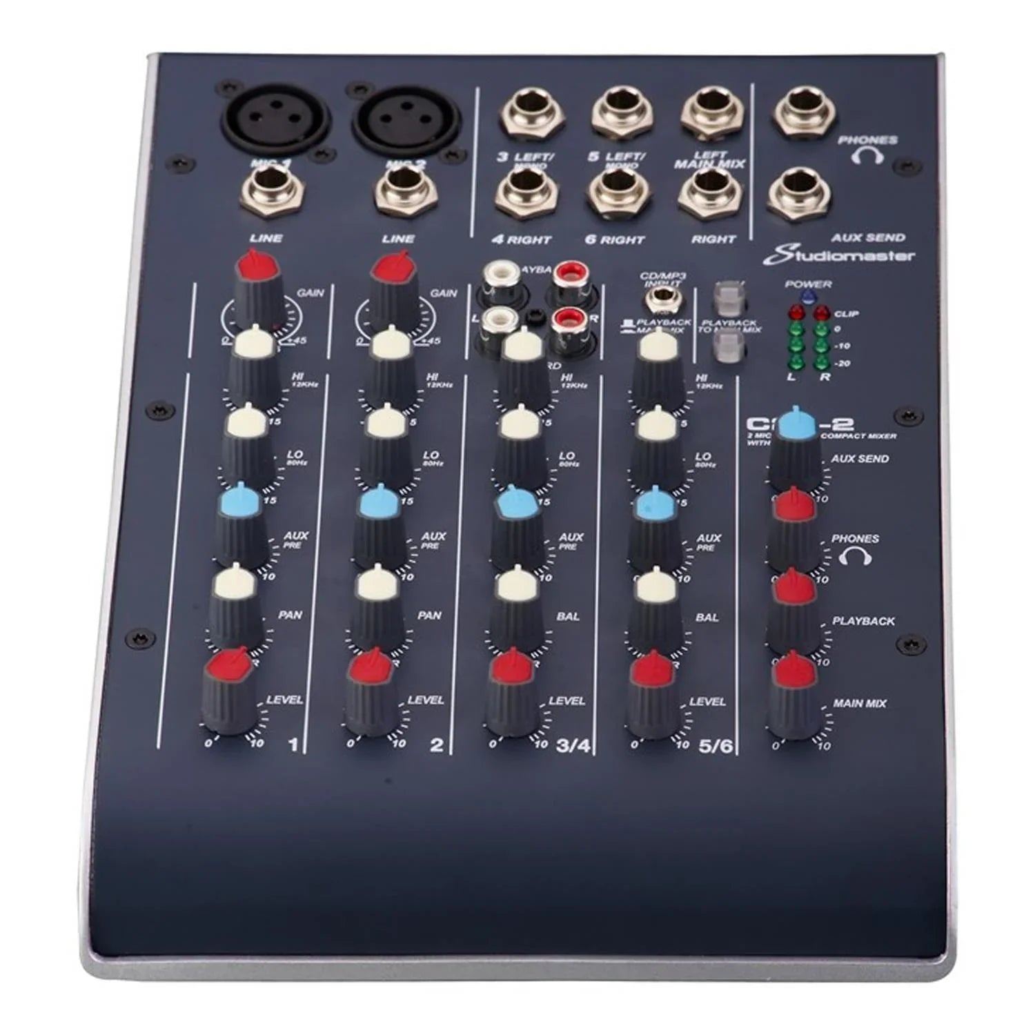 Studiomaster C2-2 2 Channel Compact Mixer - DY Pro Audio
