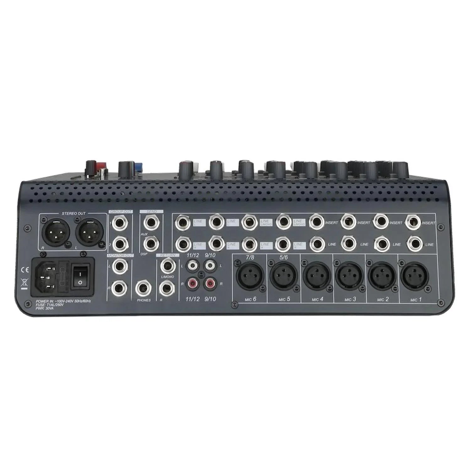 Studiomaster C6-12 12 Channel Compact Mixer - DY Pro Audio