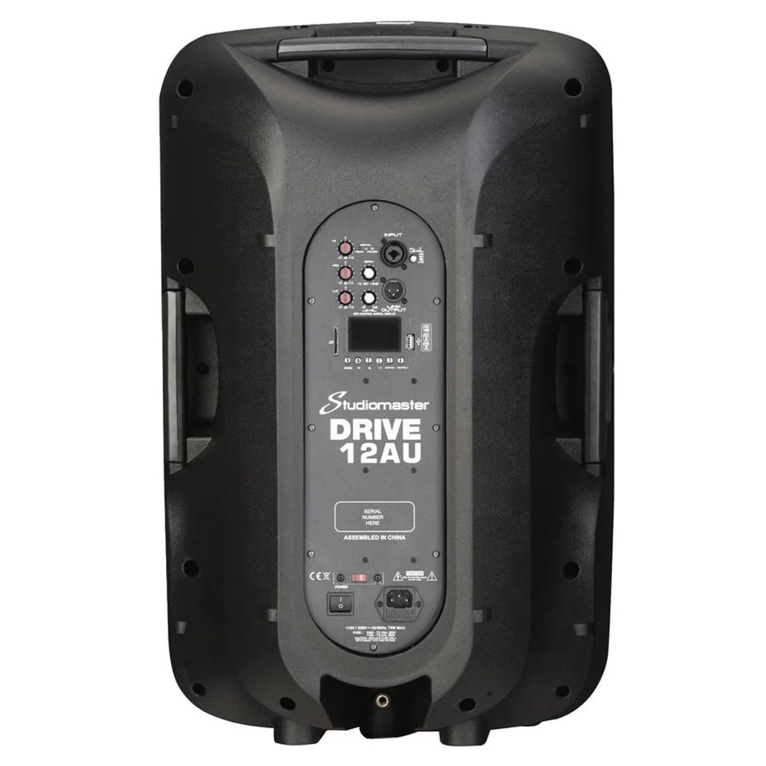 Studiomaster Drive 15AU Active PA Speaker With Media Player - DY Pro Audio