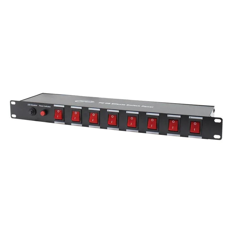 Transcension PC-08 rack switch panel IEC outlets DJ DISCO pack PC08 - DY Pro Audio