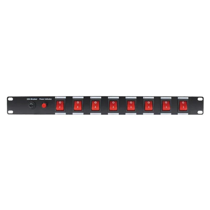 Transcension PC-08 rack switch panel IEC outlets DJ DISCO pack PC08 - DY Pro Audio