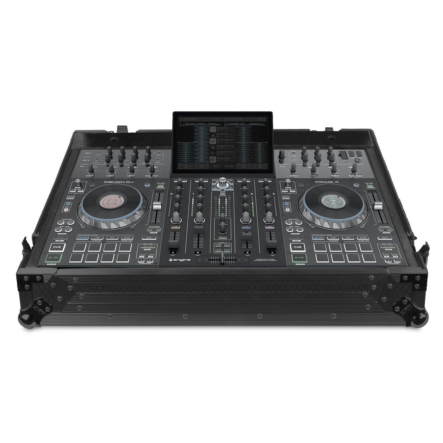 UDG Ultimate Flight Case Denon Prime 4 Black Plus (Wheels) - DY Pro Audio