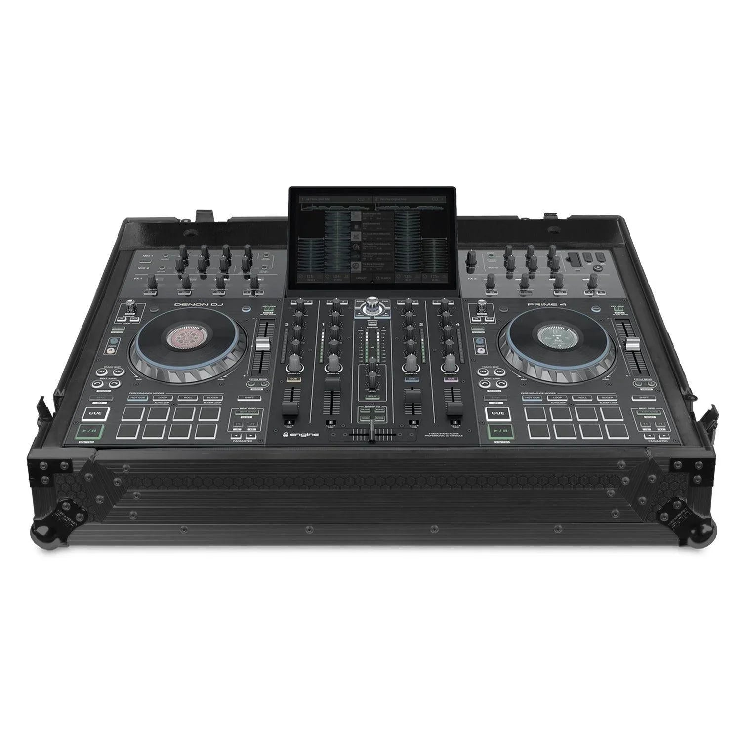 UDG Ultimate Flight Case Denon Prime 4 Black Plus (Wheels) - DY Pro Audio