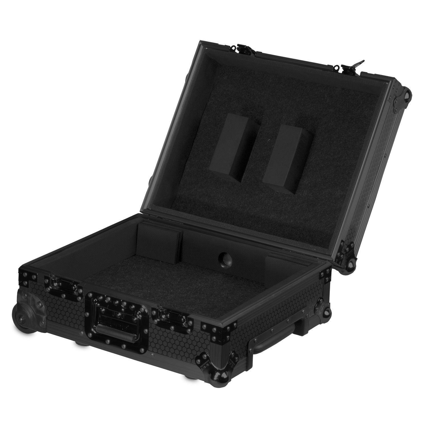 UDG Ultimate Flight Case Multi Format Turntable Black MK2 Plus (Trolley & Wheels) - DY Pro Audio