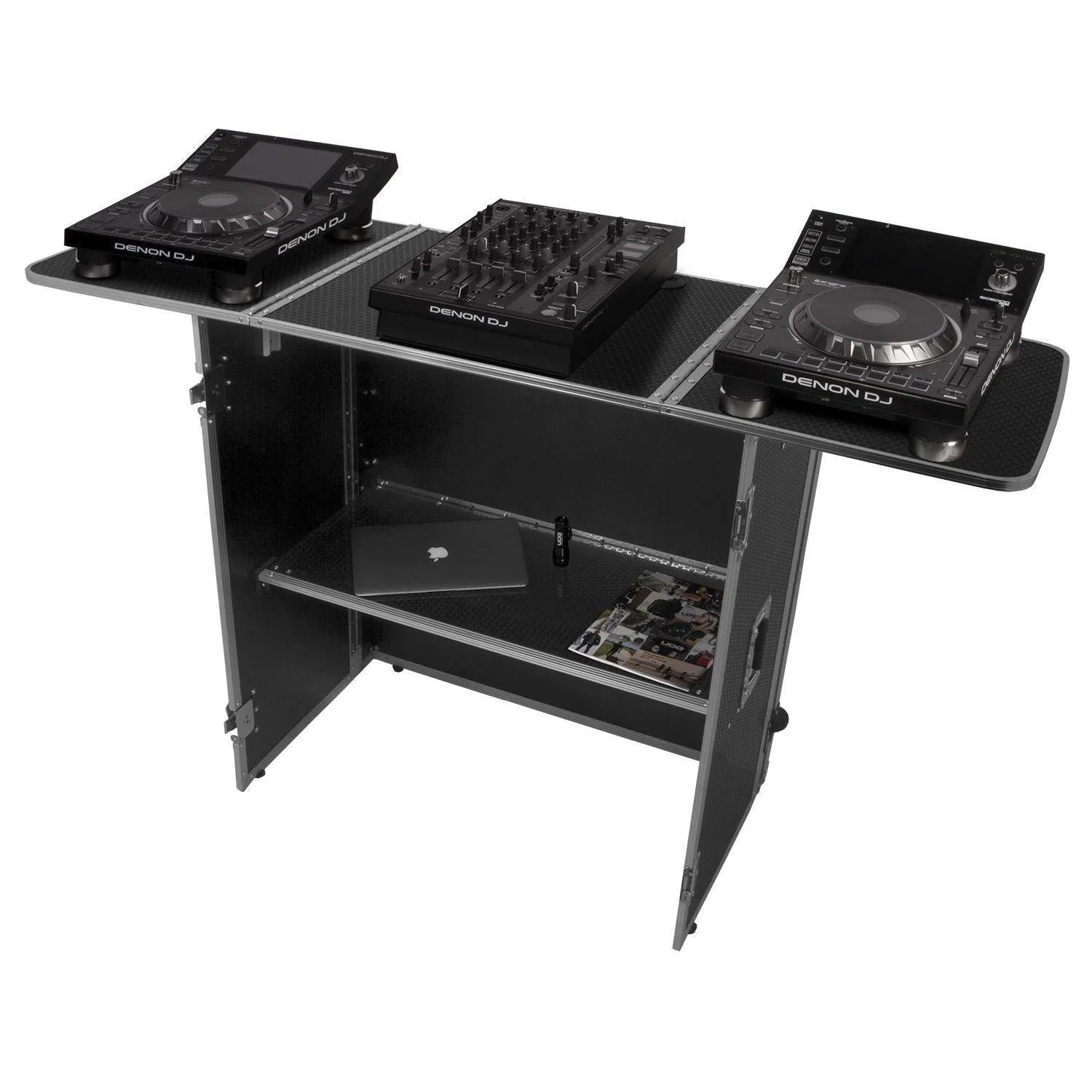 UDG Ultimate Fold Out DJ Table Silver MK2 Plus (Wheels) - DY Pro Audio