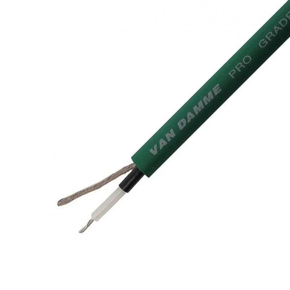 Van Damme Pro Grade Classic XKE Instrument Cable 100m - Green - DY Pro Audio