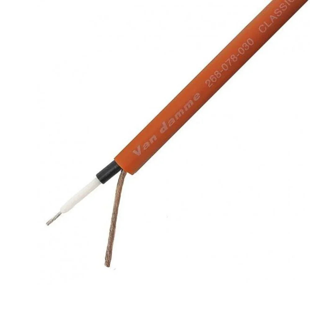 Van Damme Pro Grade Classic XKE Instrument Cable 100m - Orange - DY Pro Audio