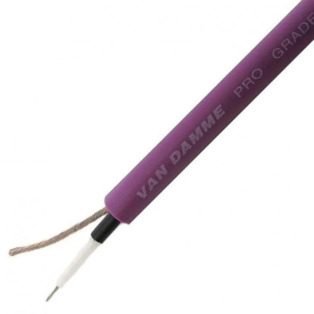 Van Damme Pro Grade Classic XKE Instrument Cable 100m - Purple - DY Pro Audio