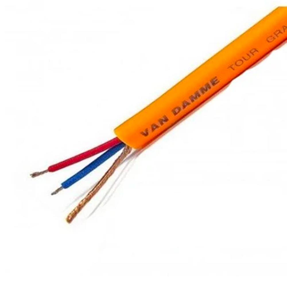 Van Damme Tour Grade Classic XKE Microphone Cable - 100m Orange - DY Pro Audio