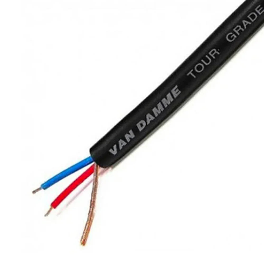 Van Damme Tour Grade Classic XKE Microphone Cable 50m - Black - DY Pro Audio