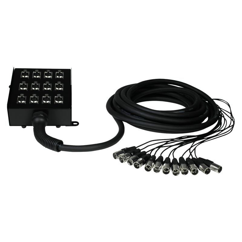 W-Audio 12 way 10m XLR Multicore - DY Pro Audio