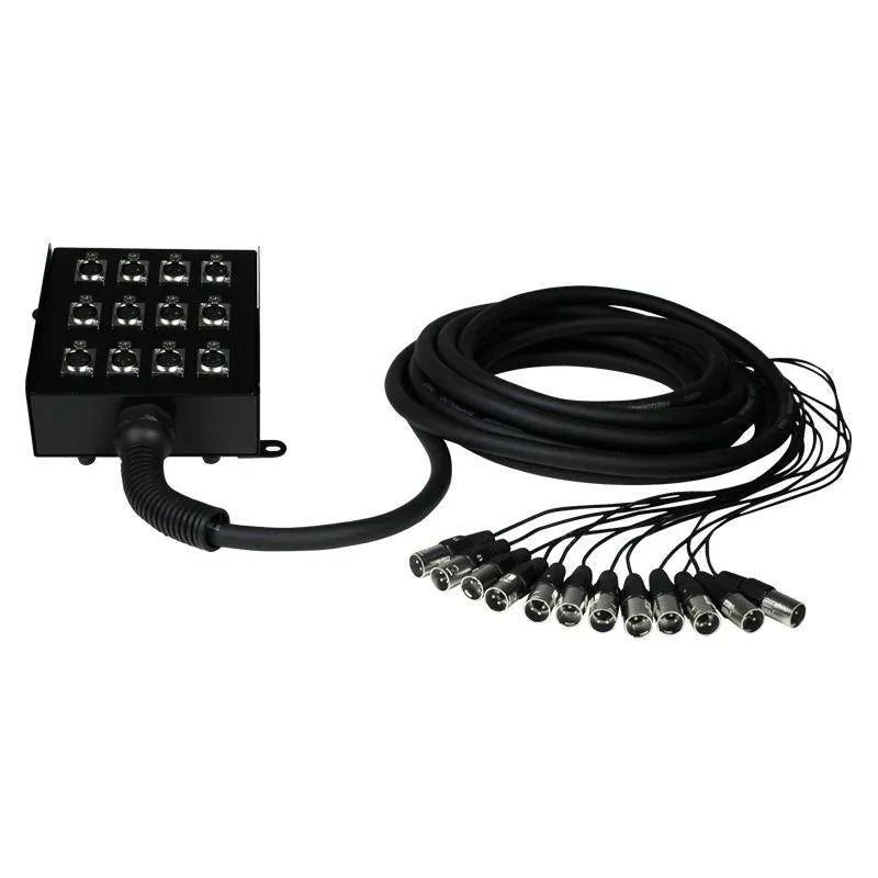 W-Audio 12 way 10m XLR Multicore - DY Pro Audio